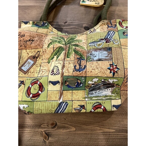 Ann Ormsby Canvas Cruise Tote Bag - Picture 4 of 7